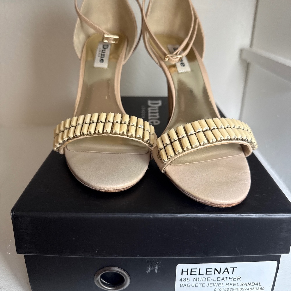Dune London Leather Heels.